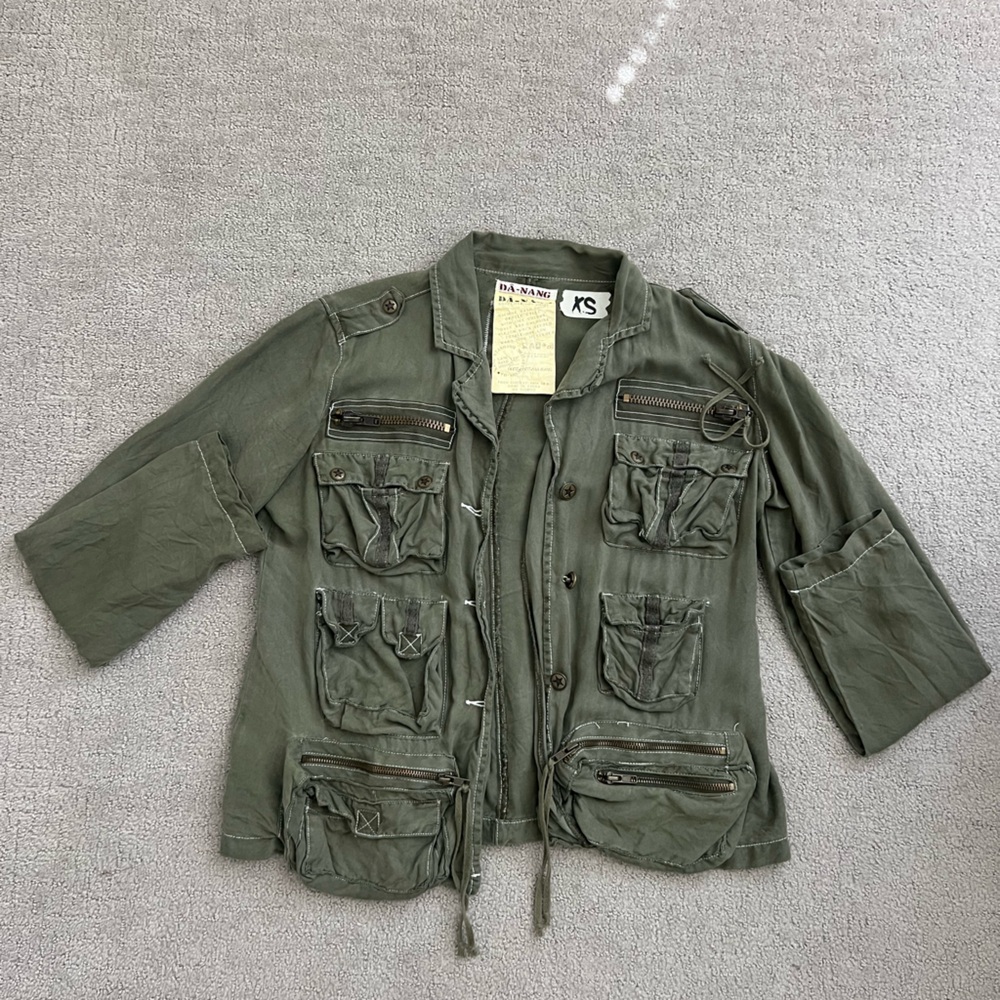 Da-Nang Olive Green Utility Jacket